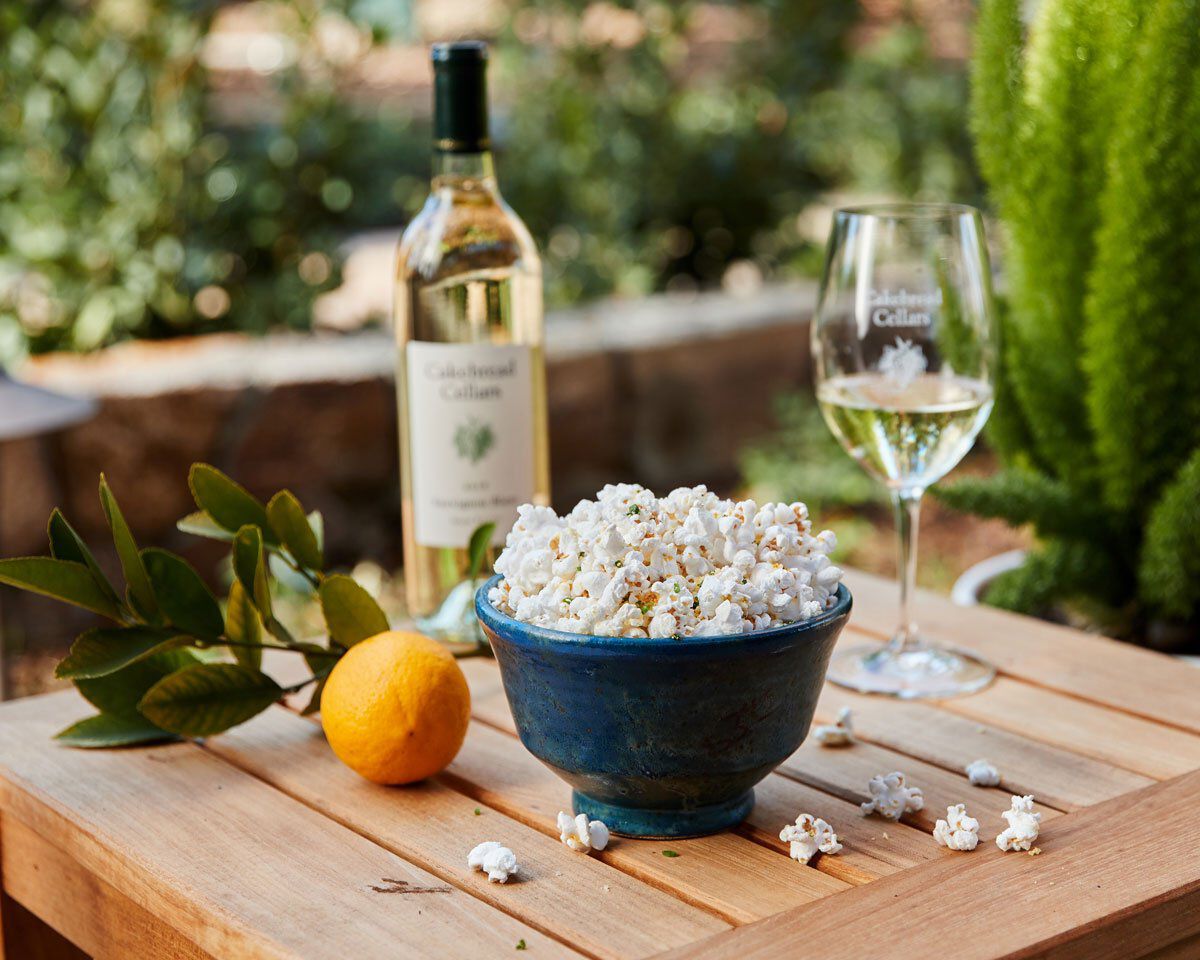 Estate Popcorn with Meyer Lemon &amp; Parmesan