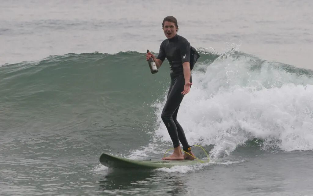 4/6: 2005 Photo Contest Winner by Mike B "Surfing with Cakebread Cellars"