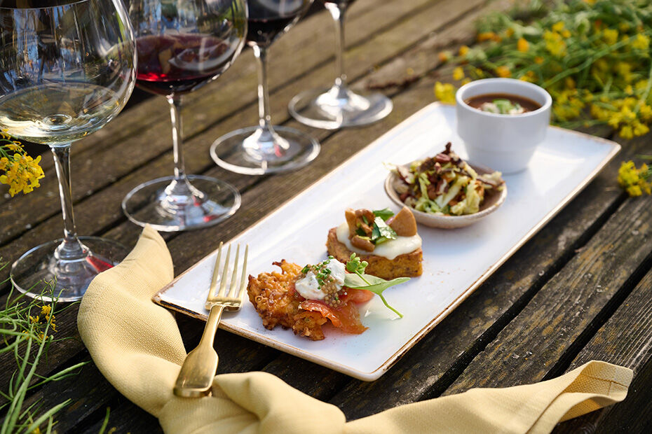 Our Perfect Pair - Wine + Food experience explores the nuances of four seasonal pairings